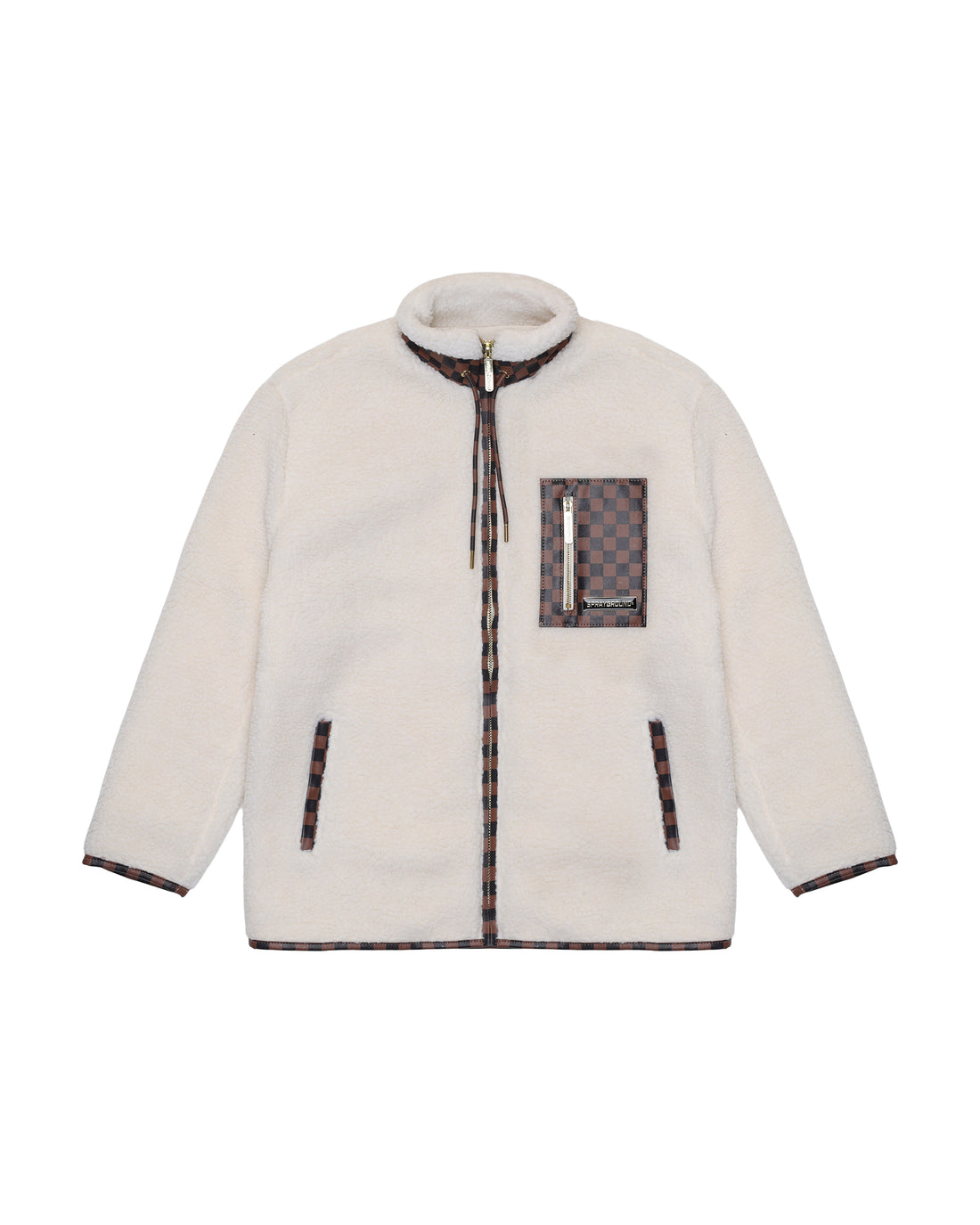 CHECKERED TEDDY JACKET