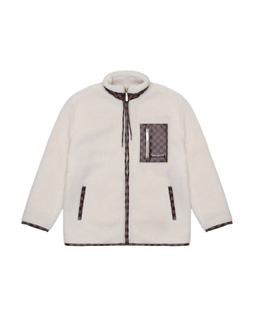 CHECKERED TEDDY JACKET