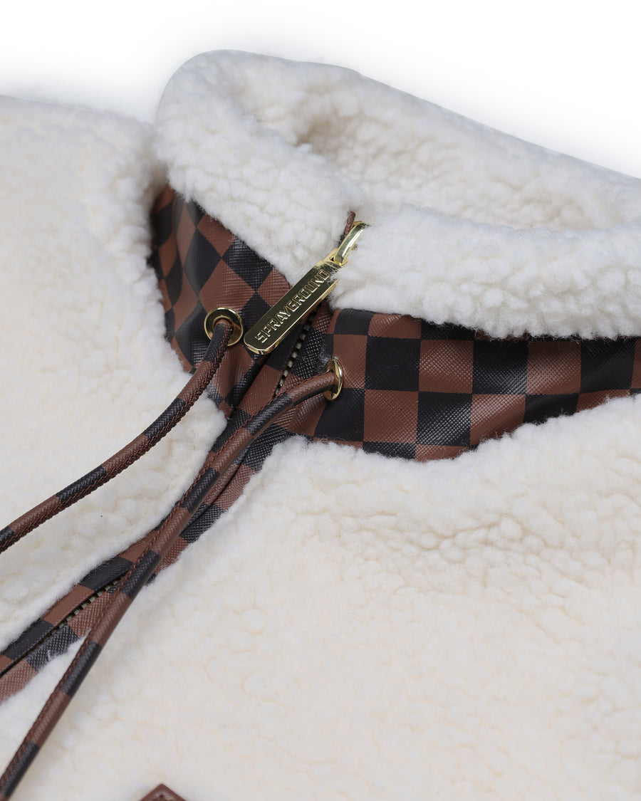 CHECKERED TEDDY JACKET