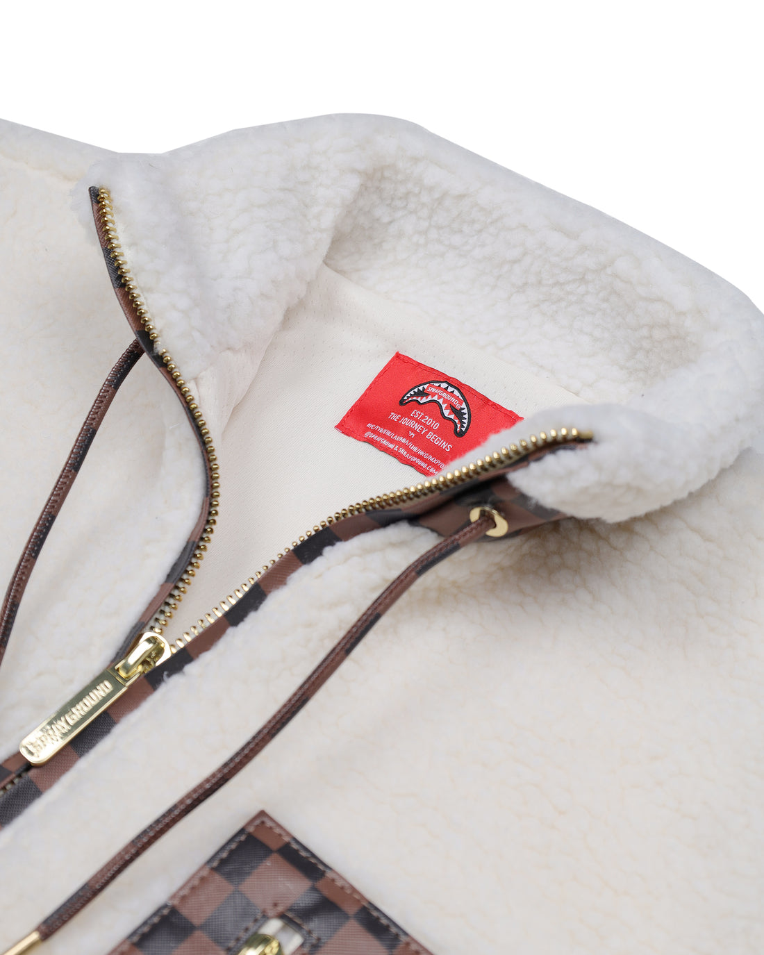 CHECKERED TEDDY JACKET