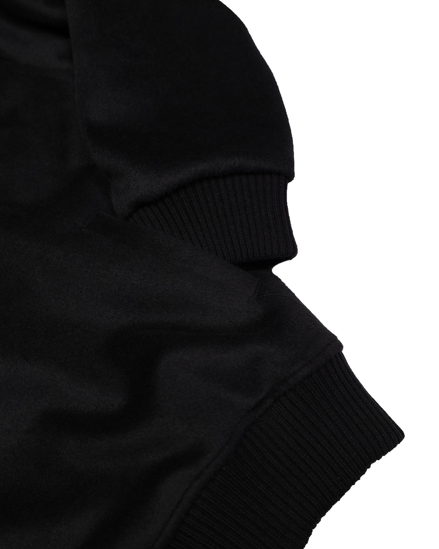 VELOUR FABRIC FULL-ZIP JACKET