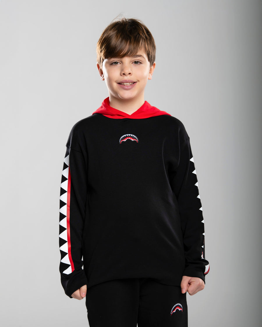 NEXT LEVEL LONG HOODIE T-SHIRT