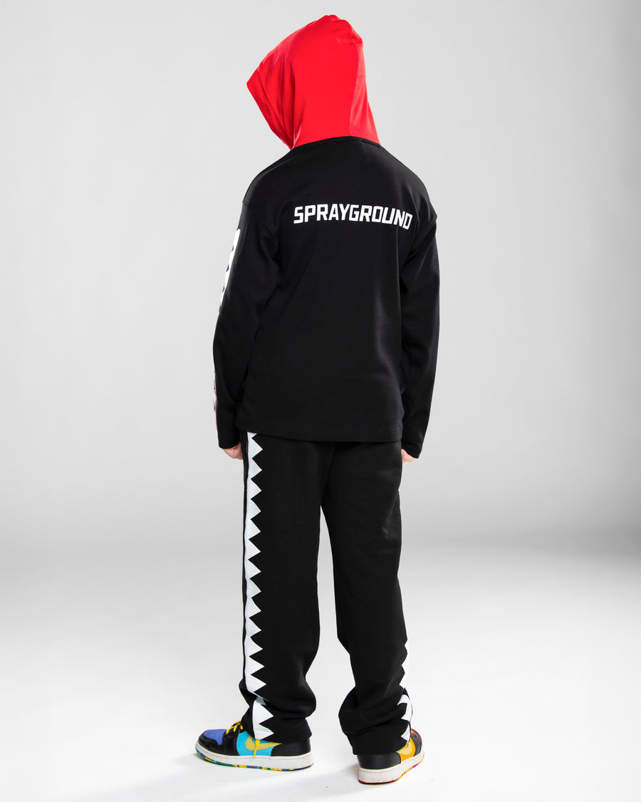 NEXT LEVEL LONG HOODIE T-SHIRT