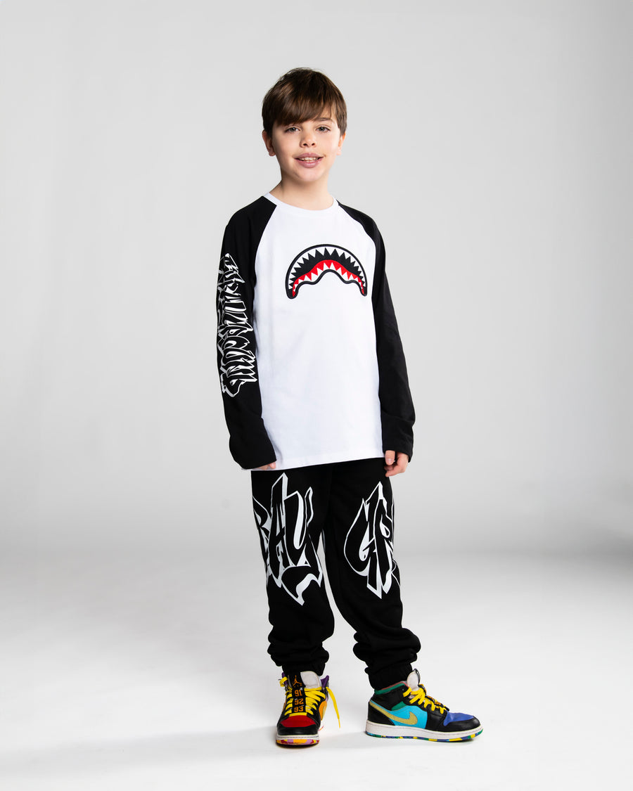 GRAFFITI RAGLAN LONG T-SHIRT