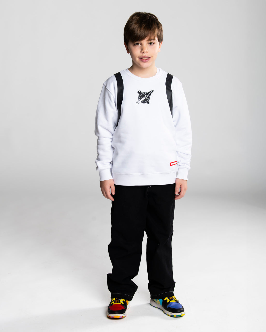 ALIEN PLUSH BACKPACK CREWNECK