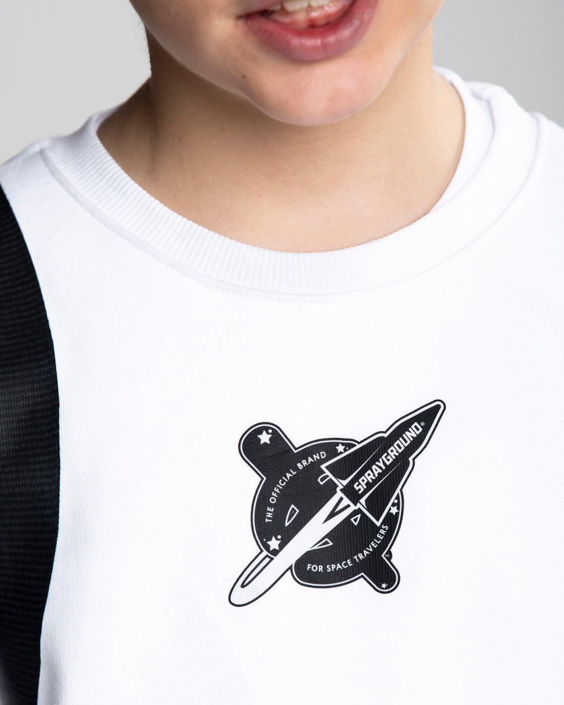 ALIEN PLUSH BACKPACK CREWNECK