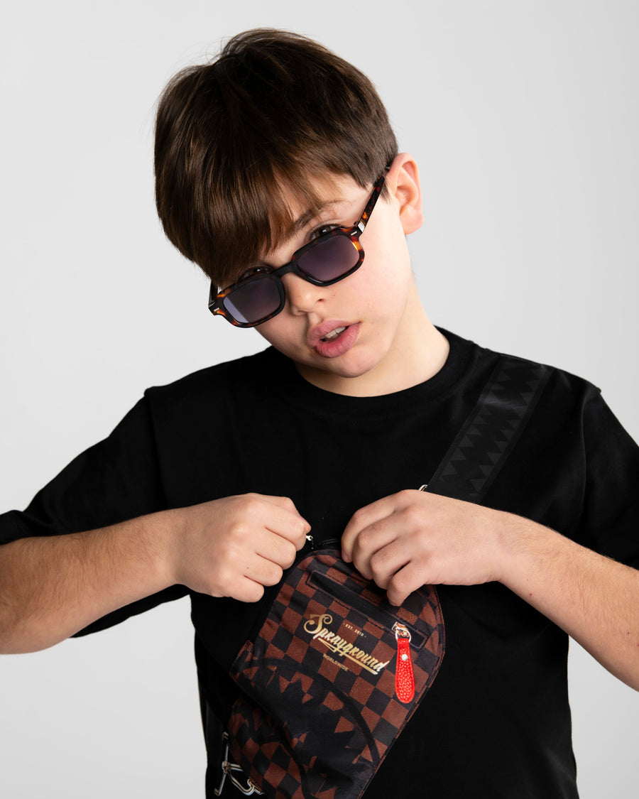 TAKEOVER THE THRONE BACKPACK SLING T-SHIRT
