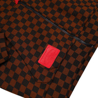 TAKEOVER THE THRONE CHECKE FULL-ZIP