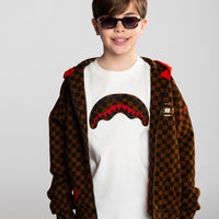TAKEOVER THE THRONE CHECKE FULL-ZIP