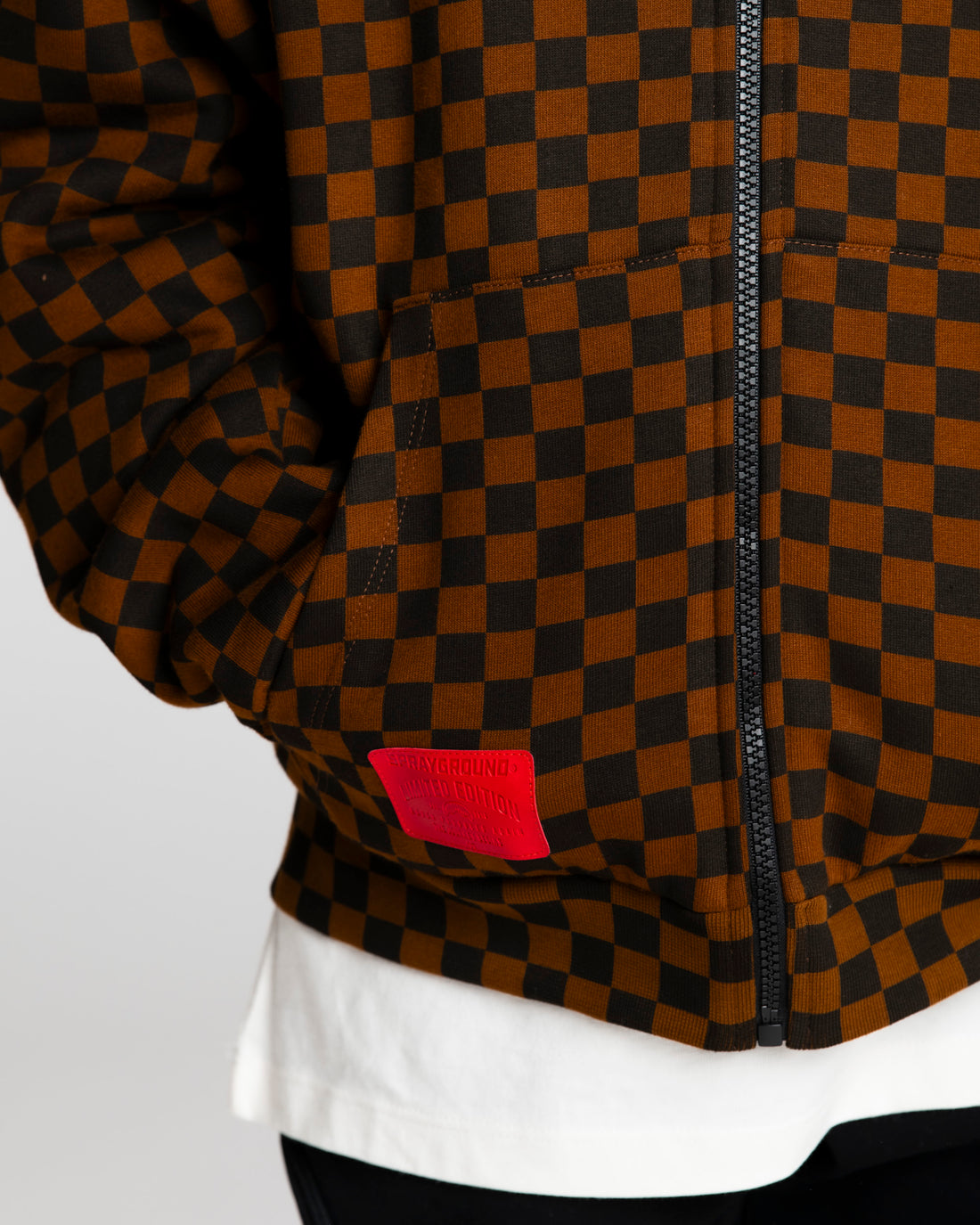 TAKEOVER THE THRONE CHECKE FULL-ZIP