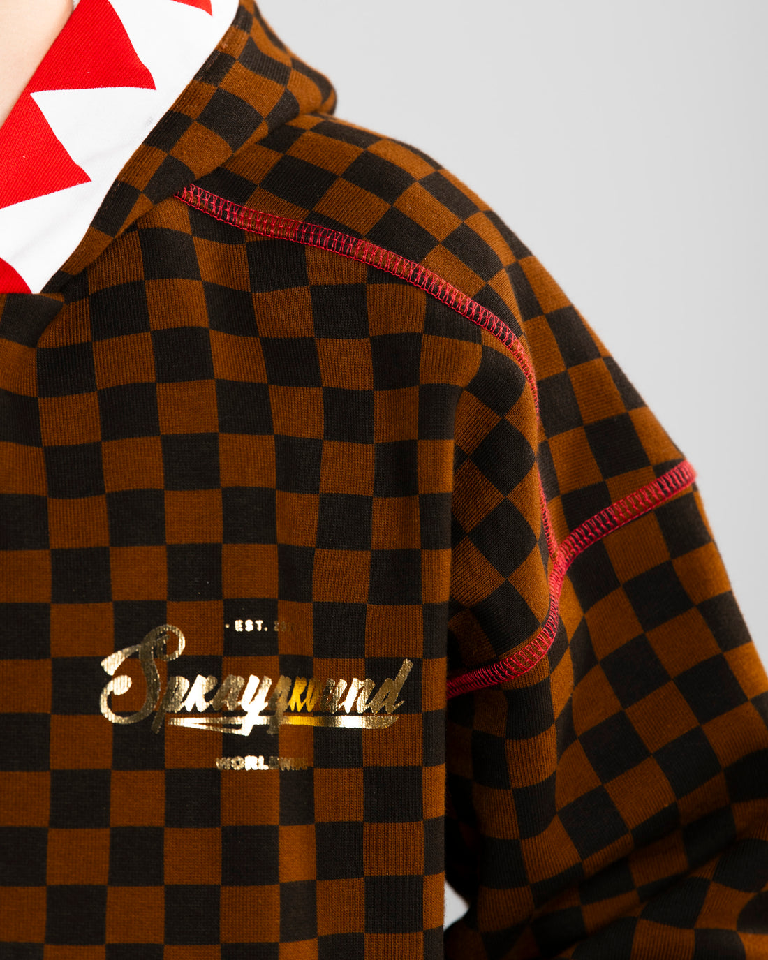 TAKEOVER THE THRONE CHECKE FULL-ZIP
