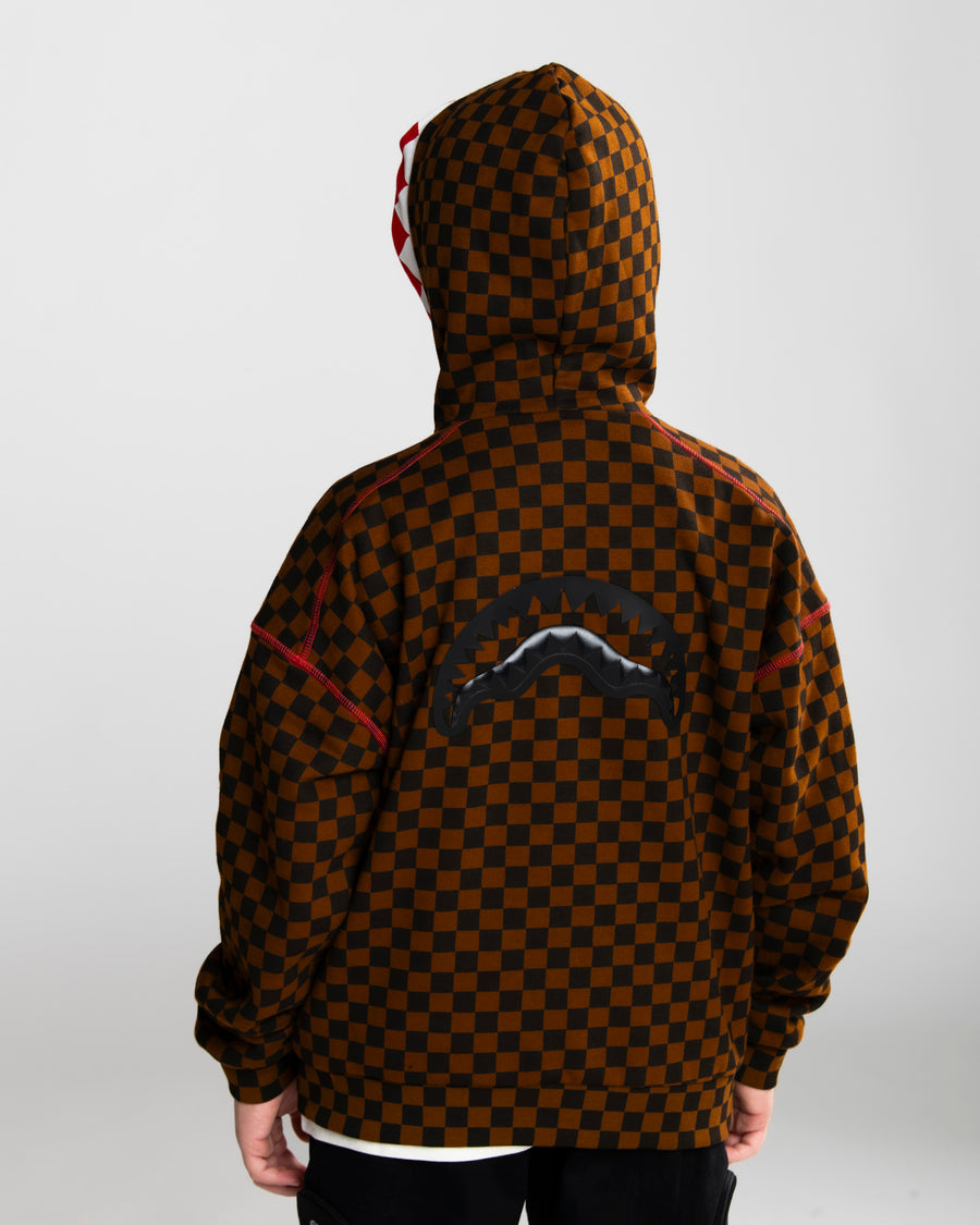 TAKEOVER THE THRONE CHECKE FULL-ZIP