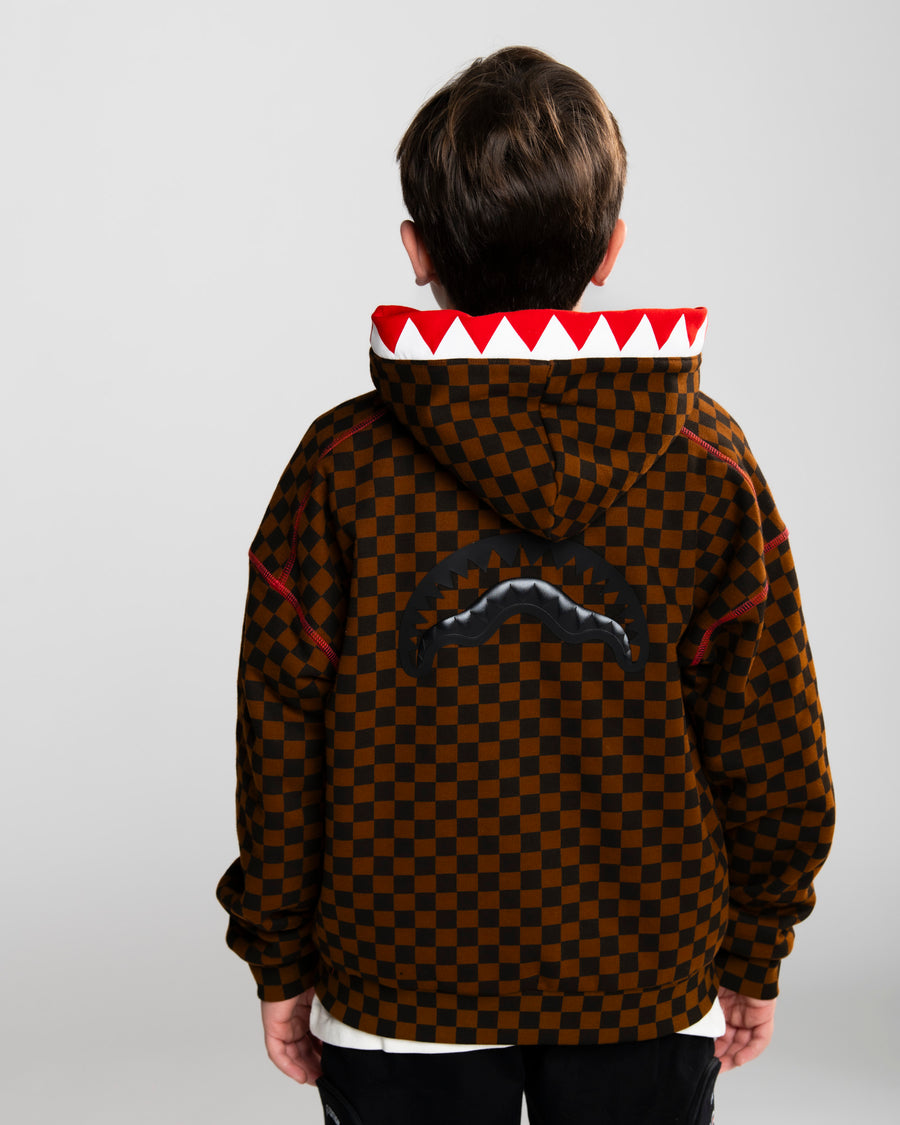 TAKEOVER THE THRONE CHECKE FULL-ZIP
