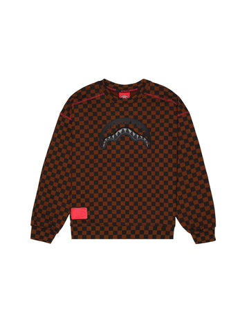 TAKEOVER THE THRONE CHECKE CREWNECK