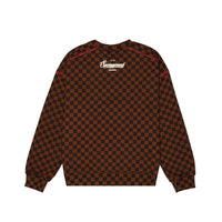 TAKEOVER THE THRONE CHECKE CREWNECK