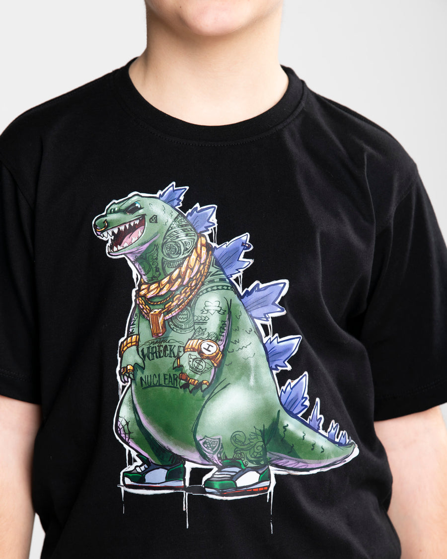 GODZILLA SIDE BITE  T-SHIRT