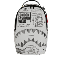 LFW SKETCHED BLACK AND WHITE DLXSV BACKPACK