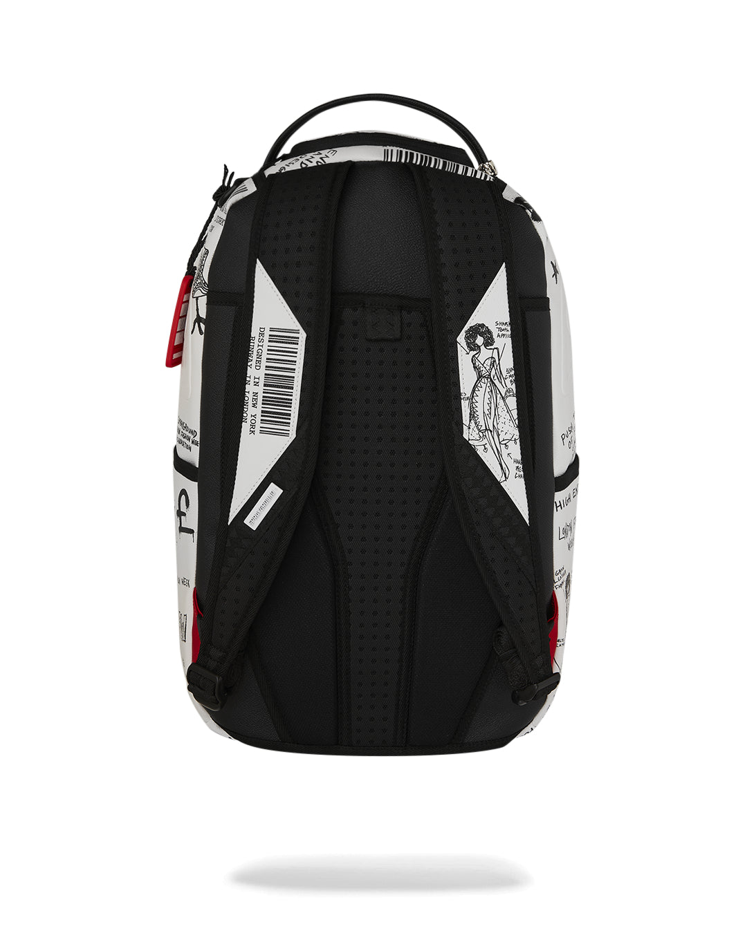 LFW SKETCHED BLACK AND WHITE DLXSV BACKPACK