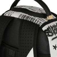 LFW SKETCHED BLACK AND WHITE DLXSV BACKPACK