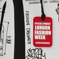LFW SKETCHED BLACK AND WHITE DLXSV BACKPACK