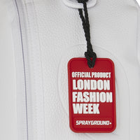 LFW WHITE LEATHER CHAIN DLXSV BACKPACK