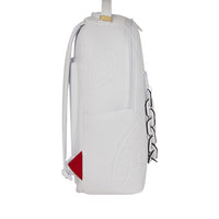 LFW WHITE LEATHER CHAIN DLXSV BACKPACK