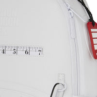 LFW WHITE LEATHER CHAIN DLXSV BACKPACK