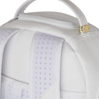 LFW WHITE LEATHER CHAIN DLXSV BACKPACK