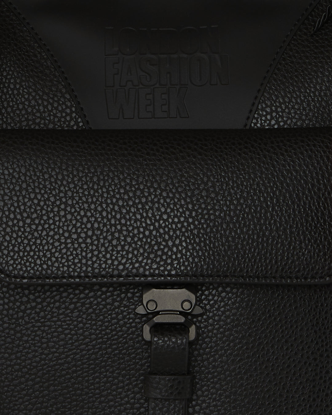 LFW BLACK POCKET TOTE