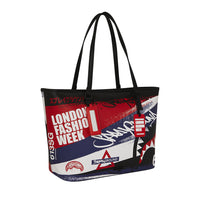 LFW RED WHITE BLUE GRAFFITI TOTE