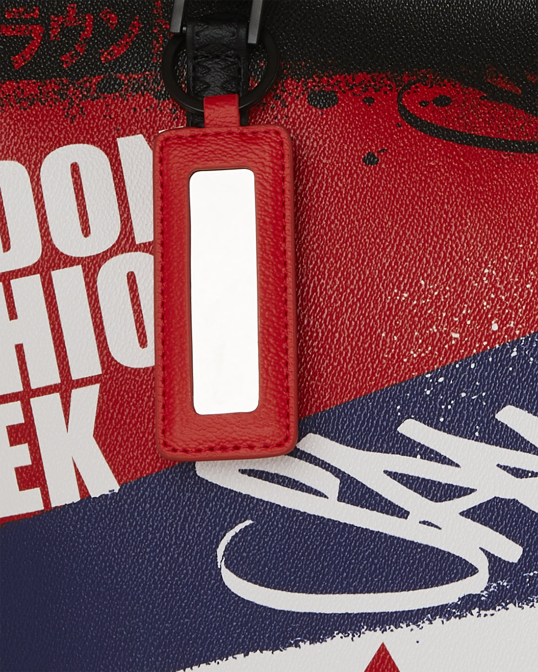 LFW RED WHITE BLUE GRAFFITI TOTE