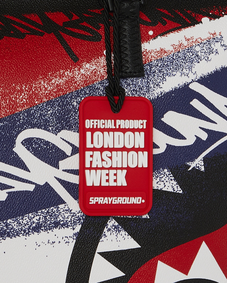 LFW RED WHITE BLUE GRAFFITI TOTE