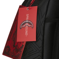 TONAL MONOGRAM EMBOSS SHARK BACKPACK