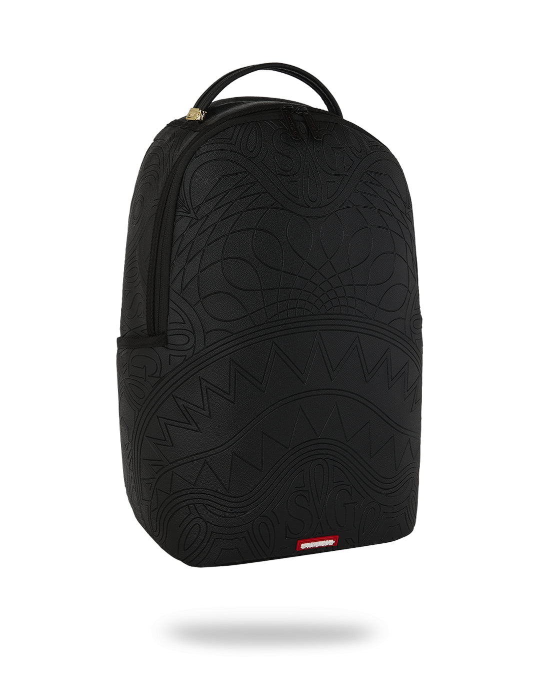 TONAL MONOGRAM EMBOSS SHARK BACKPACK