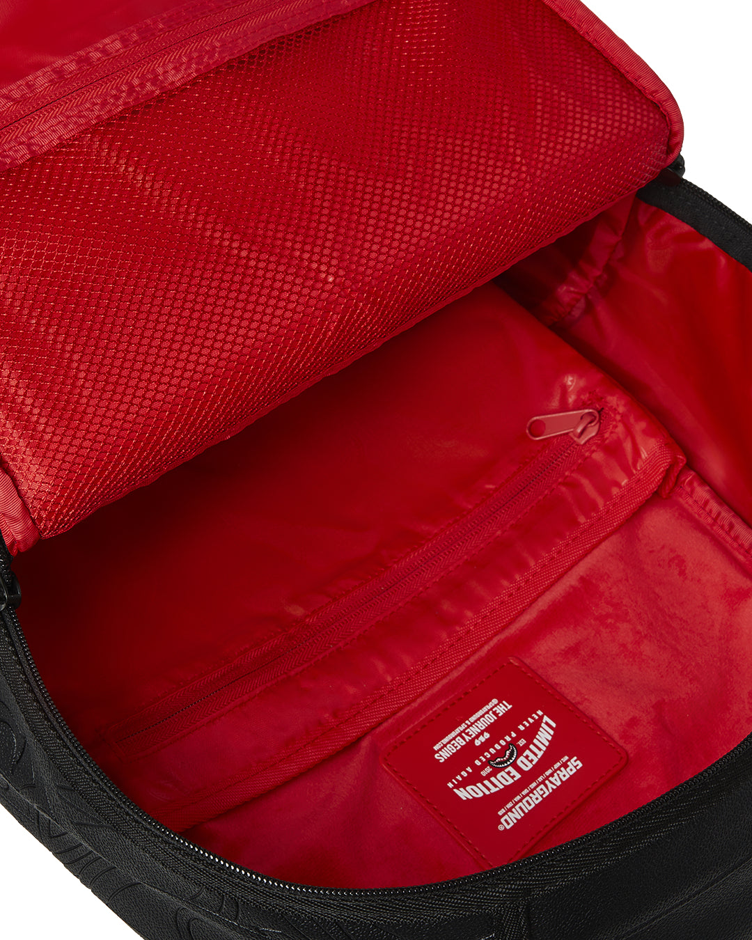 TONAL MONOGRAM EMBOSS SHARK BACKPACK