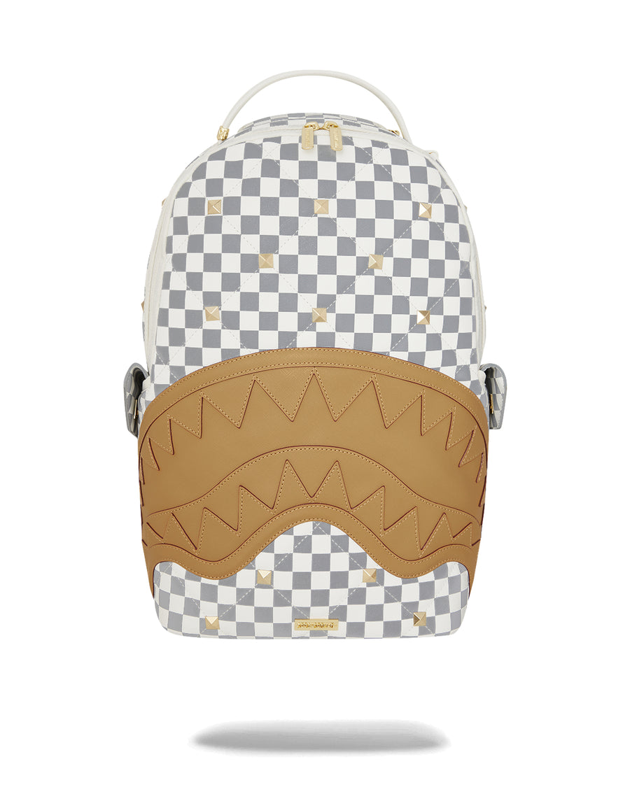 CREAM HENNY QUILT PUFF BACKPACK