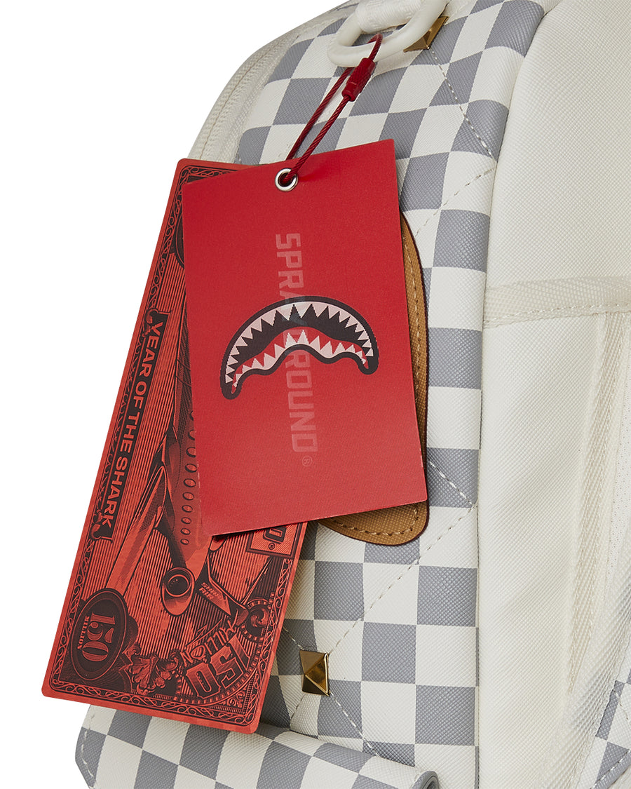 CREAM HENNY QUILT PUFF BACKPACK