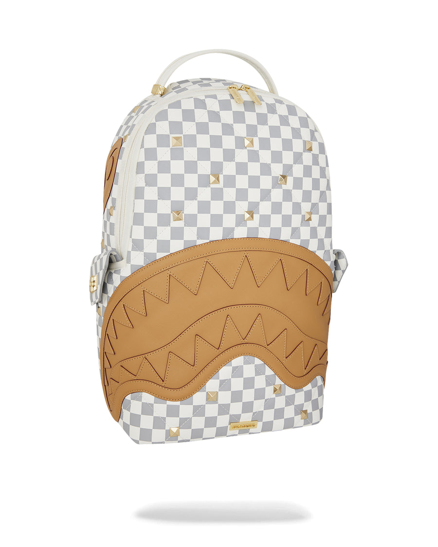 CREAM HENNY QUILT PUFF BACKPACK