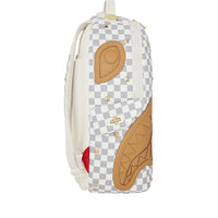 CREAM HENNY QUILT PUFF BACKPACK