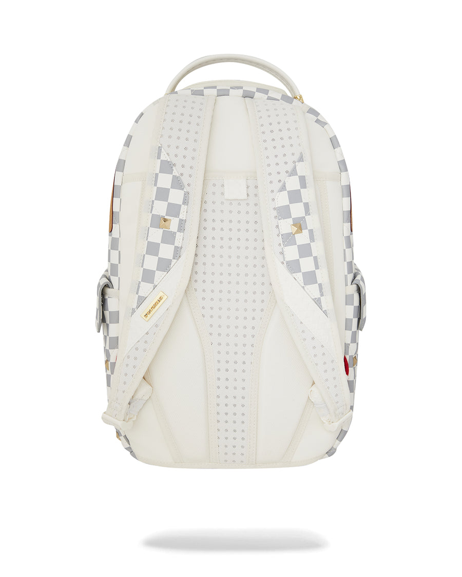 CREAM HENNY QUILT PUFF BACKPACK