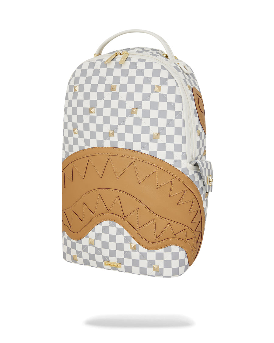 CREAM HENNY QUILT PUFF BACKPACK