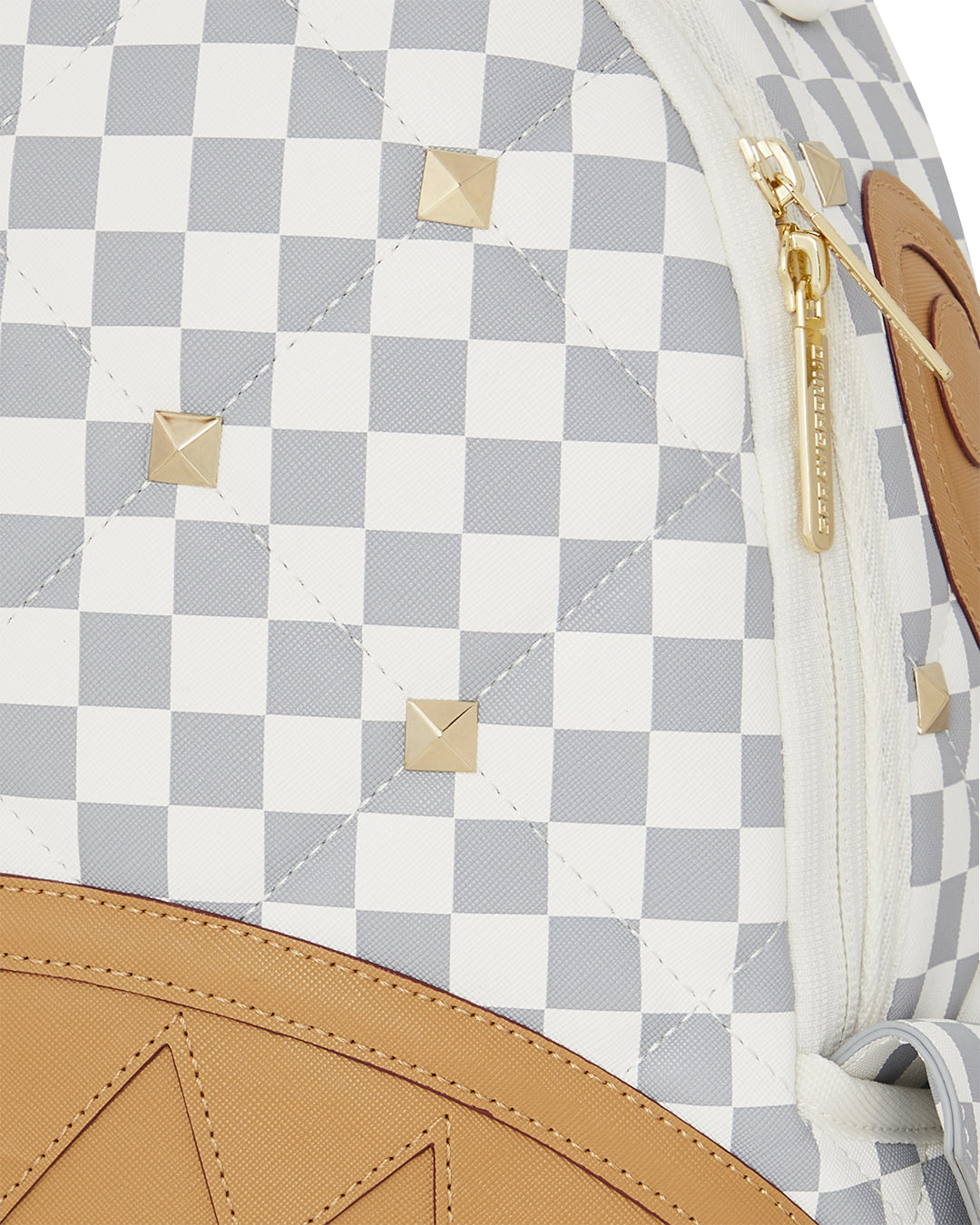 CREAM HENNY QUILT PUFF BACKPACK