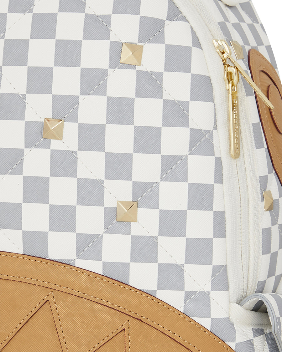 CREAM HENNY QUILT PUFF BACKPACK