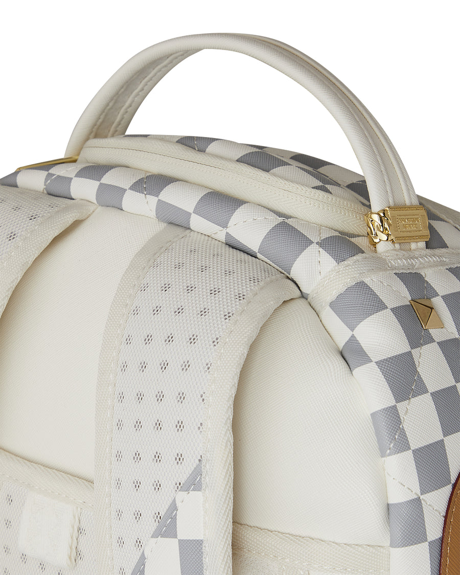 CREAM HENNY QUILT PUFF BACKPACK