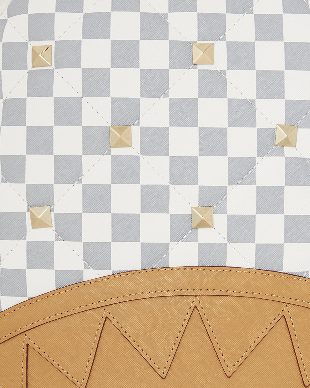 CREAM HENNY QUILT PUFF BACKPACK