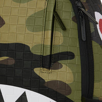 WOODLAND CAMO CHECK BACKPACK