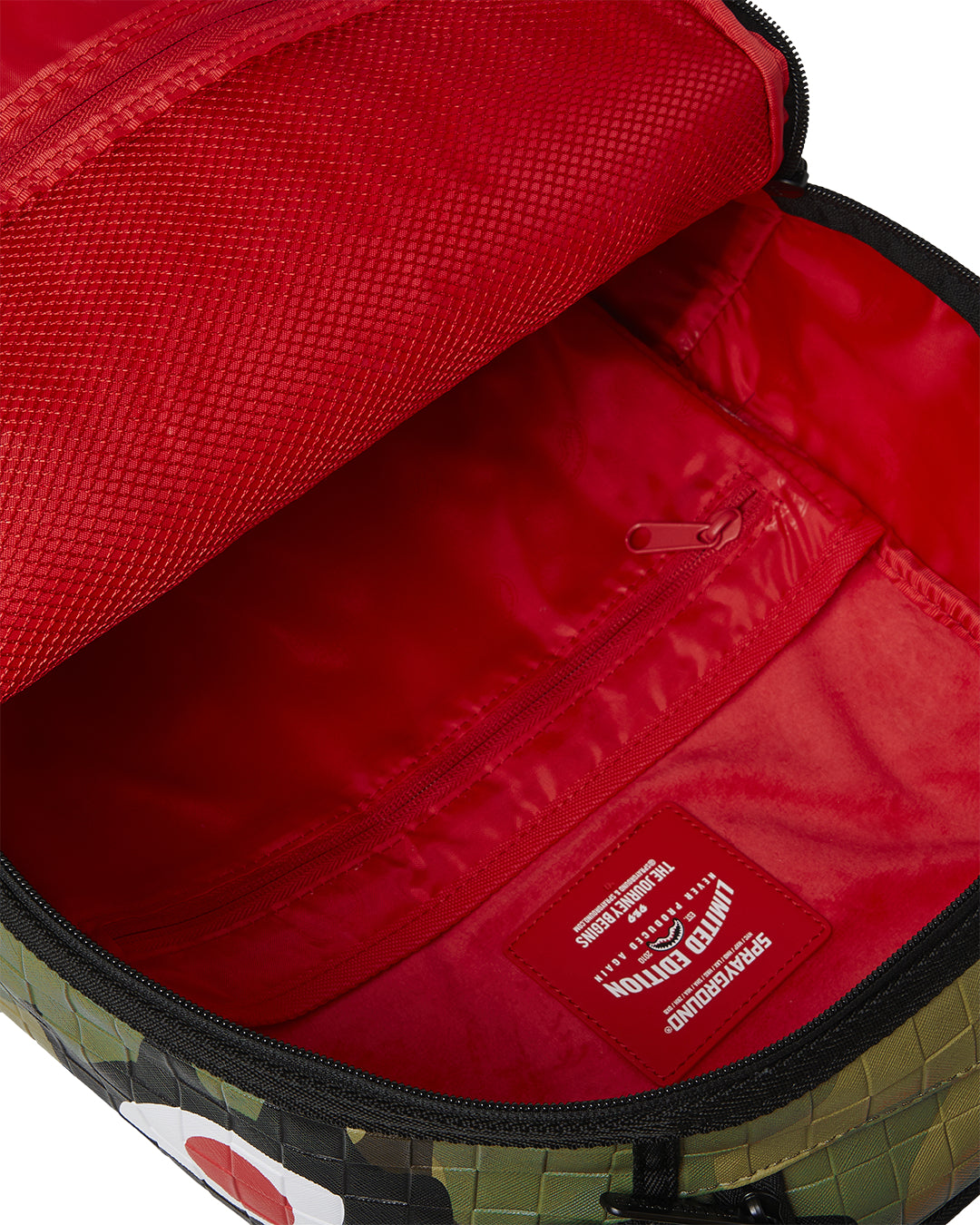 WOODLAND CAMO CHECK BACKPACK