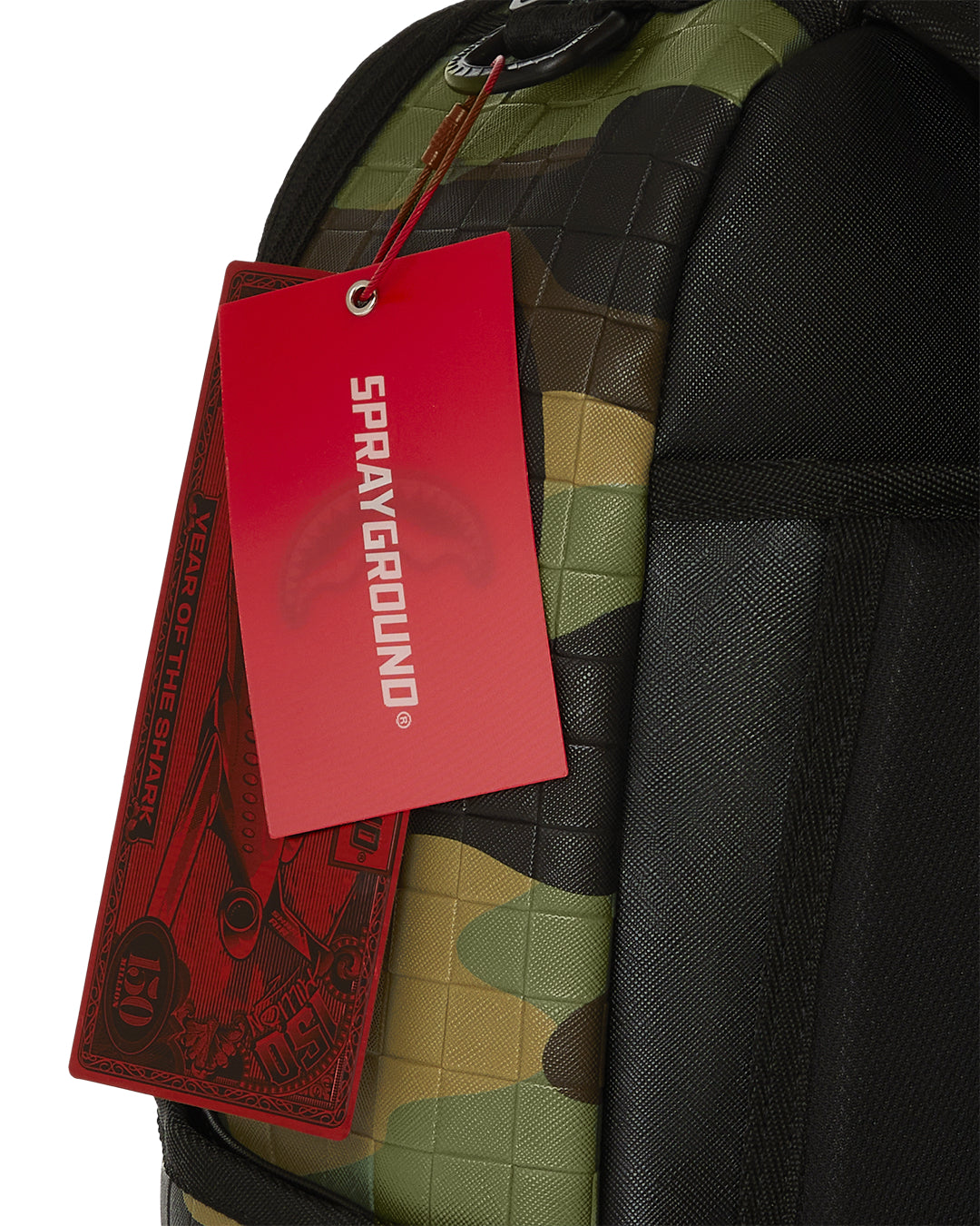 WOODLAND CAMO CHECK BACKPACK