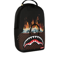 BAG OF MONEY ON FIRE BACKPACK