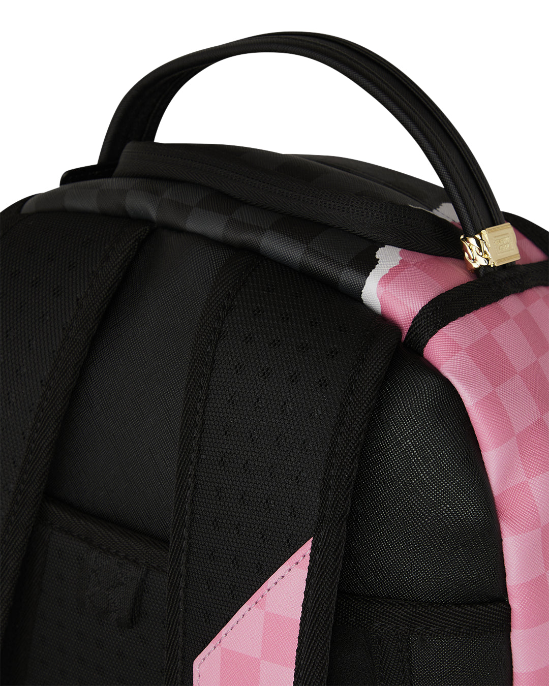 PINK AND BLACK TEAR SIP BACKPACK